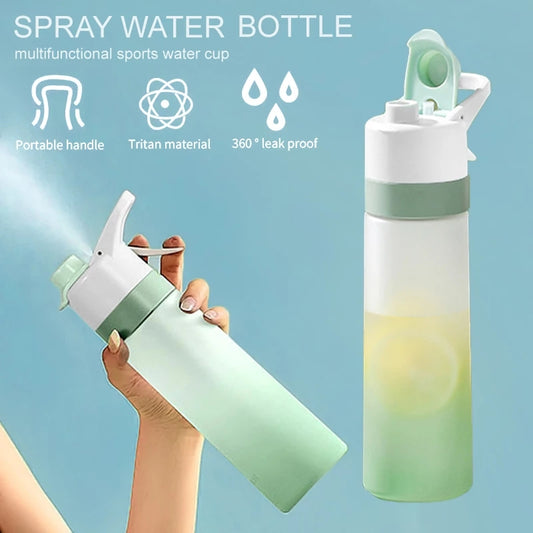 Large Capacity Spray Water Bottle